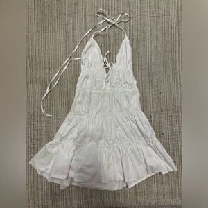 Zara Halter Backless Dress